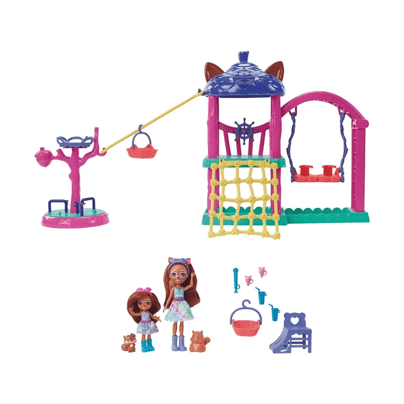 Enchantimals City Tails Parque de Juegos de Sabine Squirrel