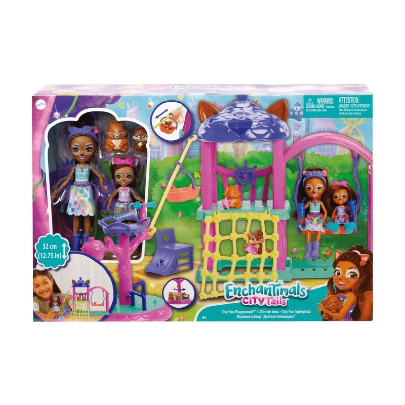 Enchantimals City Tails Parque de Juegos de Sabine Squirrel