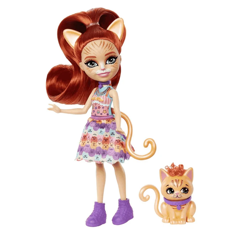 Enchantimals Muñeca Taria con Mascota 4 años