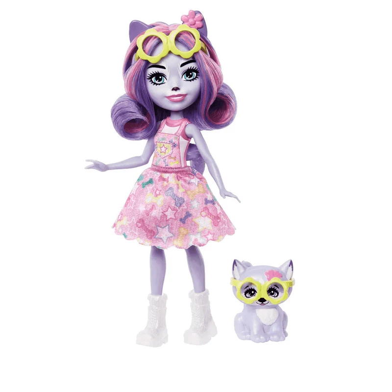 Enchantimals Muñeca Hadley Husky con Mascota 4 años