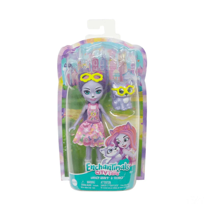 Enchantimals Muñeca Hadley Husky con Mascota 4 años