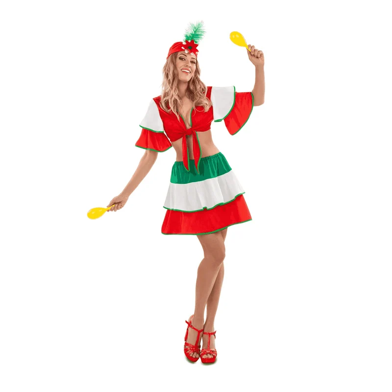 Disfraz de Rumbera sexy adulto talla ML