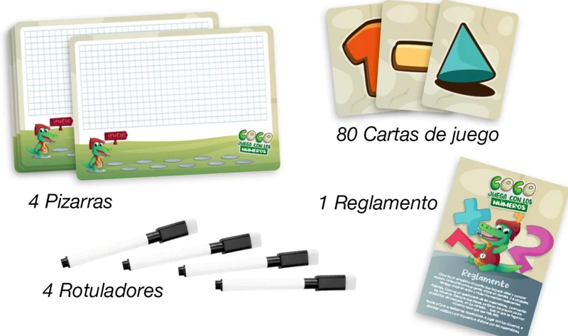 Coco juega con los números · Átomo