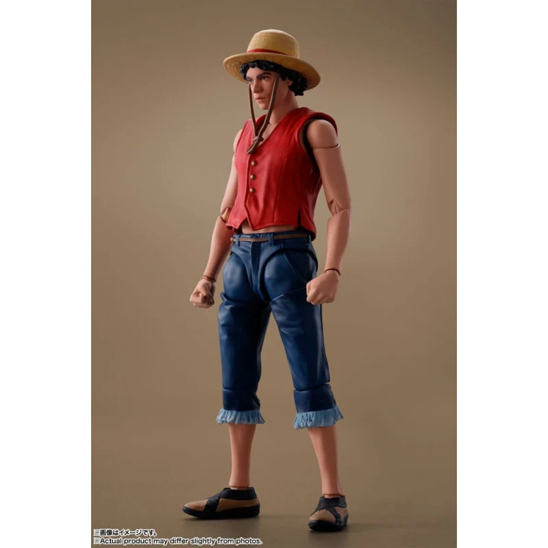 Figura Articulada Monkey D. Luffy - One Piece SH Figuarts Netflix Series 14cm