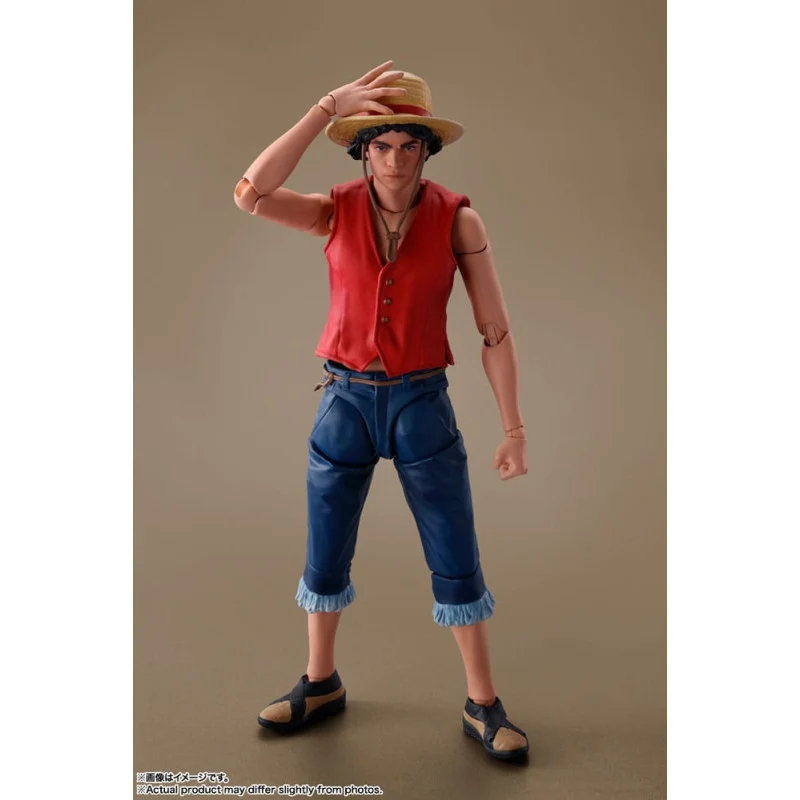 Figura Articulada Monkey D. Luffy - One Piece SH Figuarts Netflix Series 14cm
