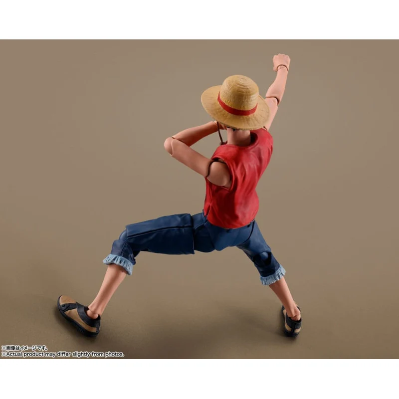 Figura Articulada Monkey D. Luffy - One Piece SH Figuarts Netflix Series 14cm