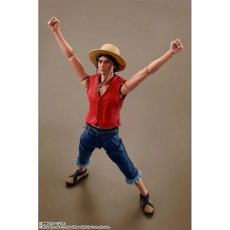 Figura Articulada Monkey D. Luffy - One Piece SH Figuarts Netflix Series 14cm