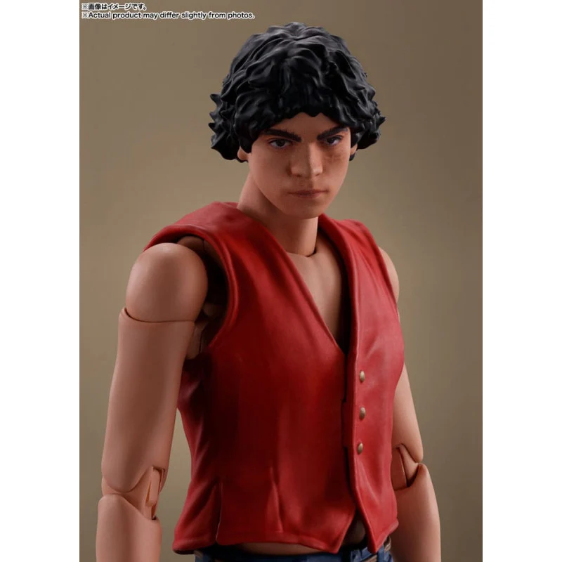 Figura Articulada Monkey D. Luffy - One Piece SH Figuarts Netflix Series 14cm