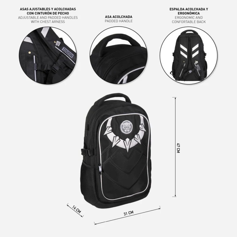 Mochila Black Panther - Marvel 47cm