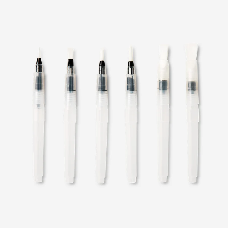 Watercolour brushes. 6 pcs
