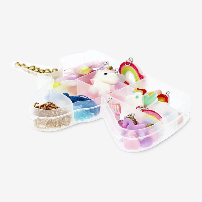 Unicorn bead set with string