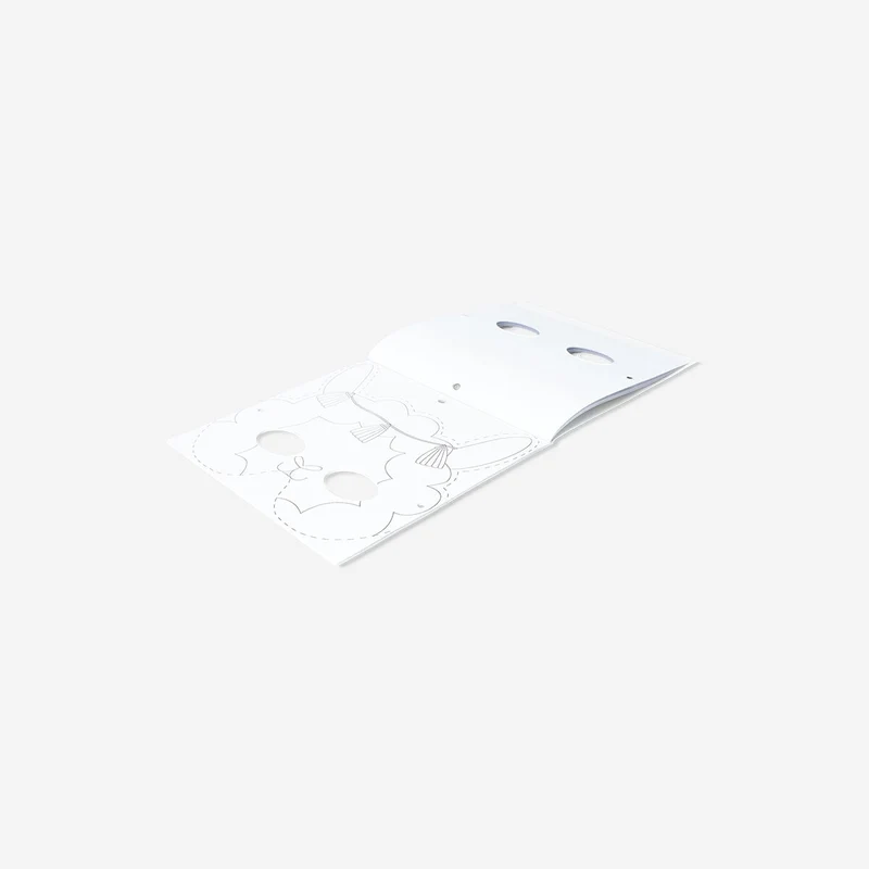 Colouring book. Make your own masks