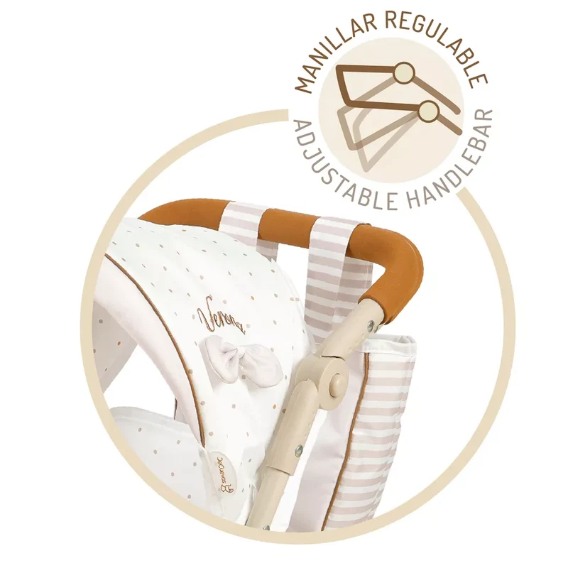 Silla Gemelar Plegable para Muñecas De Cuevas Toys