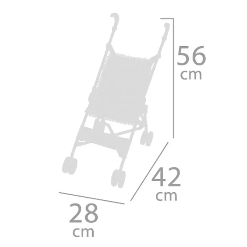 Carro de Muñecas Silla Plegable Verona DeCuevas 90078