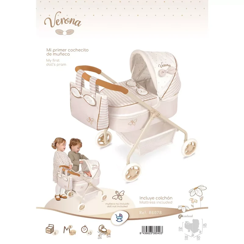 Mi Primer Coche De Muñeca Para Muñecas De Hasta 42 Cm De Cuevas Toys