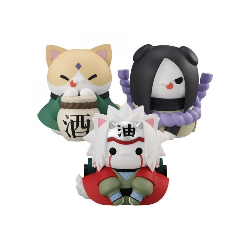 Pack 3 Figuras Jiraiya, Orochimaru y Tsunade - Naruto 10cm