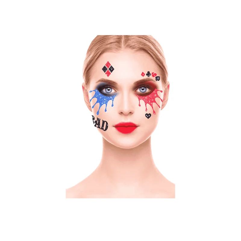Maquillaje adhesivo Harley Q