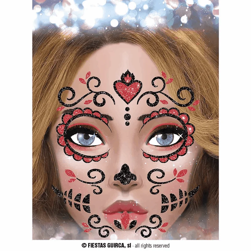 Catrina Glitter Face 20x20 cm