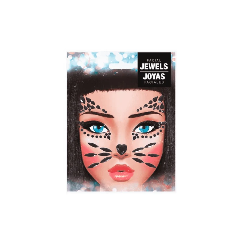 Joyas Faciales Adhesivas Gatita
