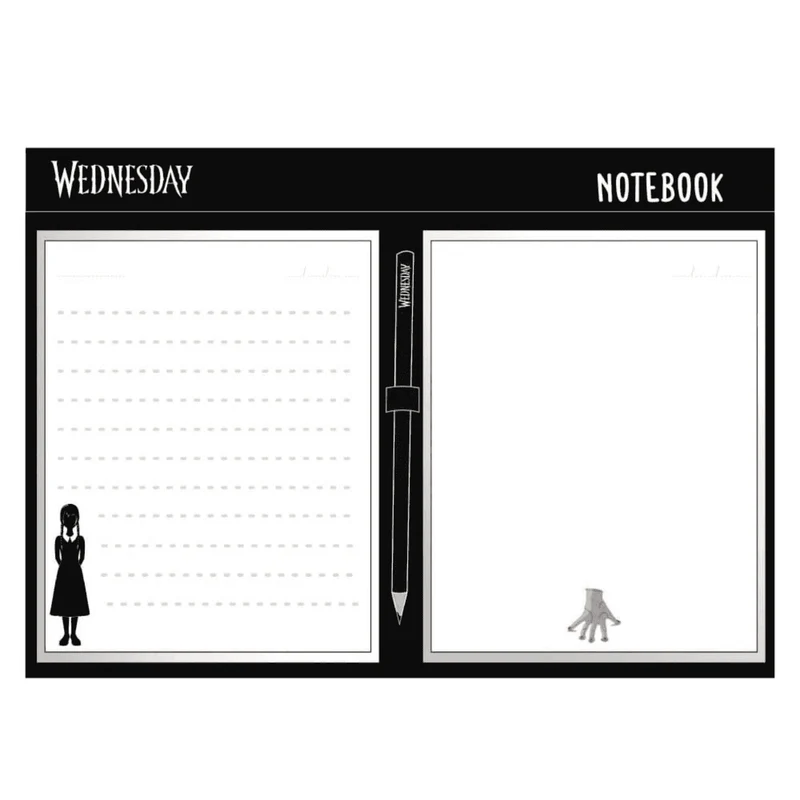 Libreta A5 Wednesday de Netflix Ideal para Fans de la Serie