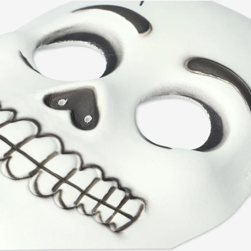 Skull mask that glows in the dark - For adults