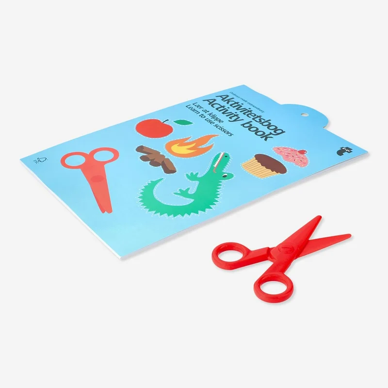 Activity book. Learn to use scissors