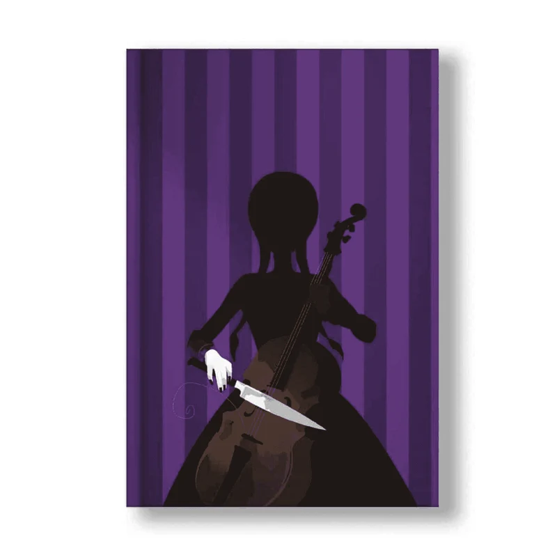 Cuaderno A5 Miércoles Addams - Diseño Nevermore