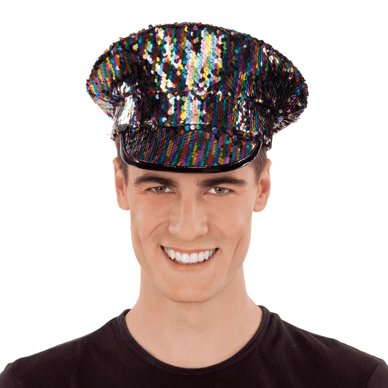 Gorra Policía color multicolor para disfraz