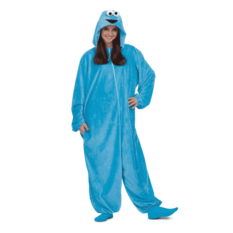 Disfraz de Pijama monstruo de las galletas adulto talla XS
