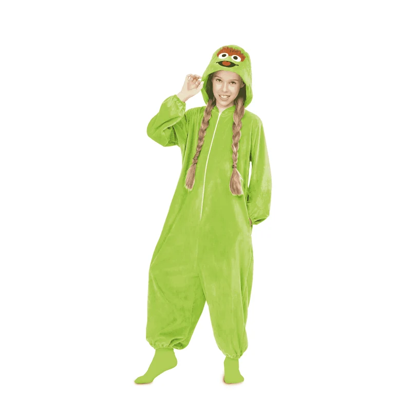 Disfraz de Pijama oscar el gruñón 5-6 años infantil