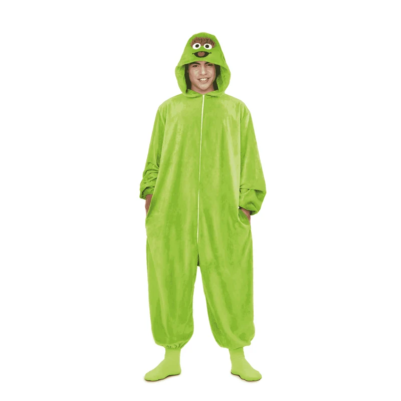 Disfraz de Pijama oscar el gruñón adulto talla XS