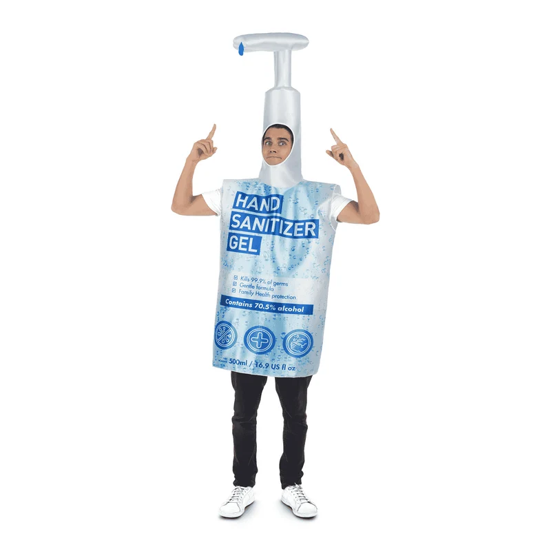 Disfraz de Gel hidroalcóholico one size adult adulto talla TALLA ÚNICA