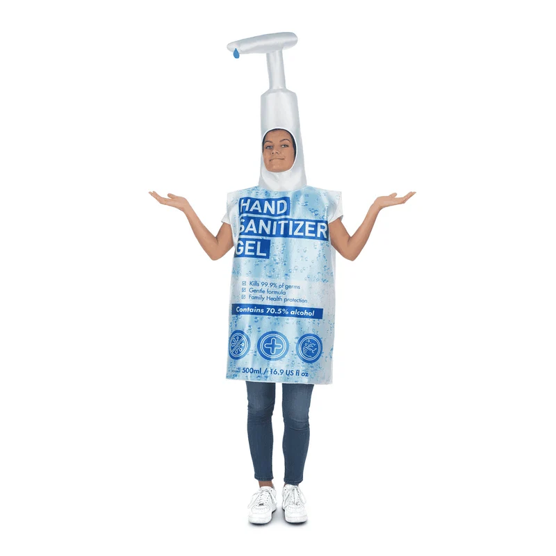 Disfraz de Gel hidroalcóholico one size adult adulto talla TALLA ÚNICA