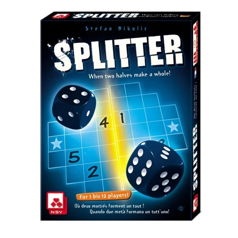 Splitter - Juego de mesa - Mercurio - 1-12 jugadores - 8+ años - 15 min
