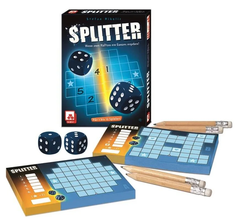 Splitter - Juego de mesa - Mercurio - 1-12 jugadores - 8+ años - 15 min