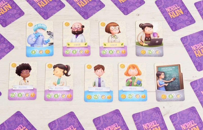 Nobel Run - Juego de mesa - Tranjis - 1-4 jugadores - 10+ años - 30 min