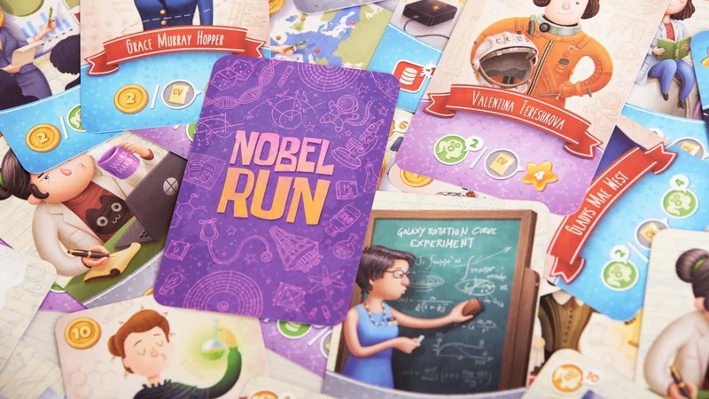 Nobel Run - Juego de mesa - Tranjis - 1-4 jugadores - 10+ años - 30 min