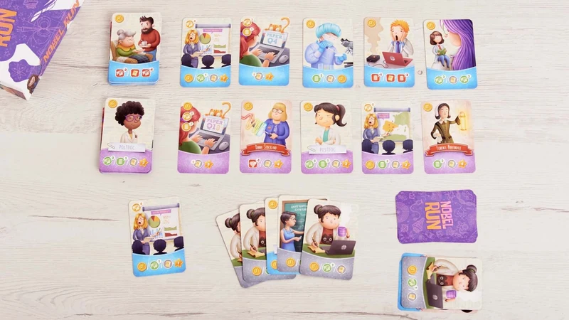 Nobel Run - Juego de mesa - Tranjis - 1-4 jugadores - 10+ años - 30 min