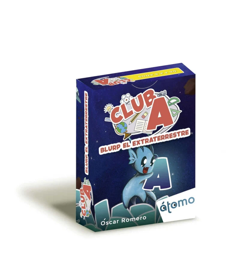 CLUB A Blurp El Extraterrestre - Juego de mesa - Atomo - 1-3 jugadores - 6+ años - 15 min