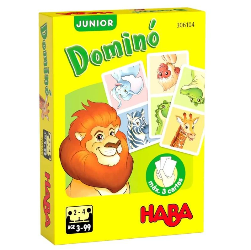 Dominó - Juego de mesa - Haba - 2-4 jugadores - 3+ años - 10 min