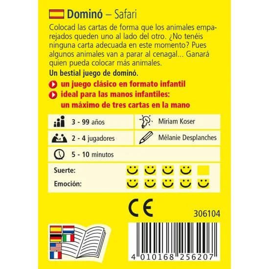 Dominó - Juego de mesa - Haba - 2-4 jugadores - 3+ años - 10 min