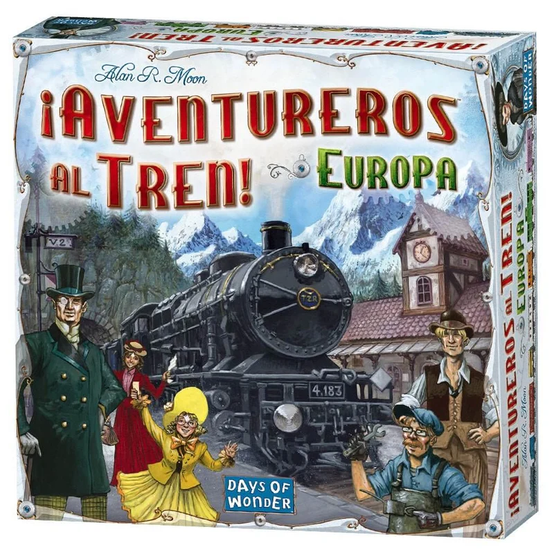 ¡Aventureros al Tren! Europa - Juego de mesa - Days of Wonder - 2-5 jugadores - 8+ años - 30-60 min