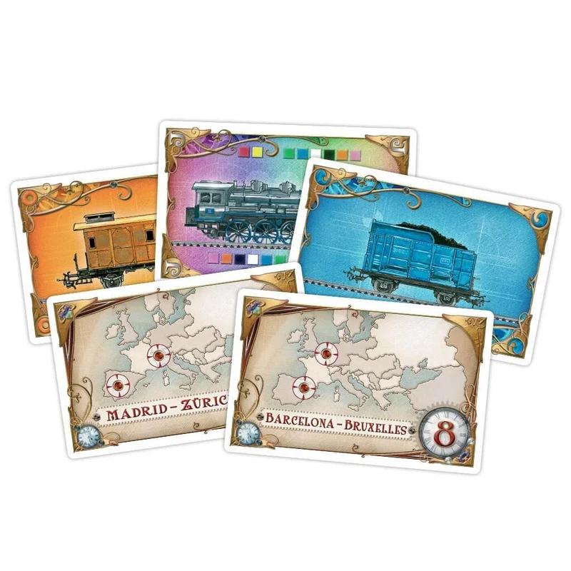 ¡Aventureros al Tren! Europa - Juego de mesa - Days of Wonder - 2-5 jugadores - 8+ años - 30-60 min