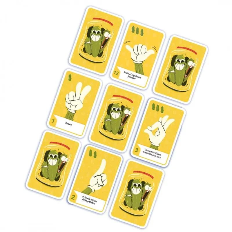 Pepinillo - Juego de mesa - Cacahuete Games - 2-30 jugadores - 8+ años - 15 min