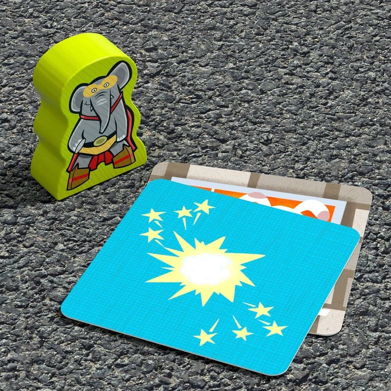 Rhino Hero Missing - Juego de mesa - Haba - 2-4 jugadores - 4+ años - 15 min