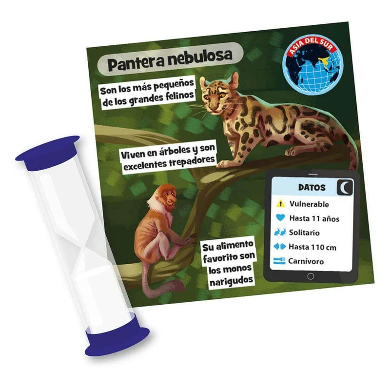 BrainBox Animales - Juego de mesa - Bezzerwizzer Studio - 1 jugador - 8+ años - 10 min