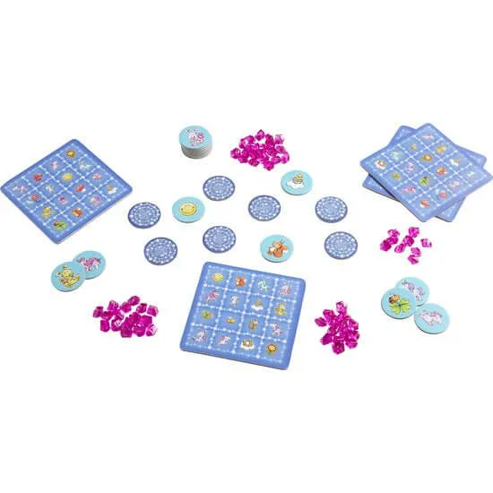 Unicornio Destello Bingo Chispeante - Juego de mesa - Haba - 2-4 jugadores - 3+ años - 10 min