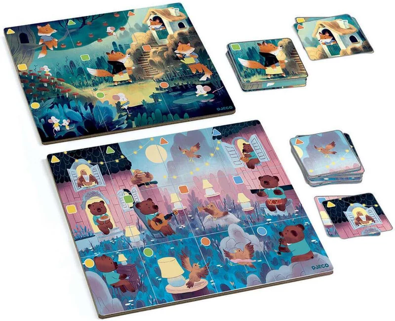 Cool School Katudi - Juego de mesa - Djeco - 2-4 jugadores - 4+ años - 15 min