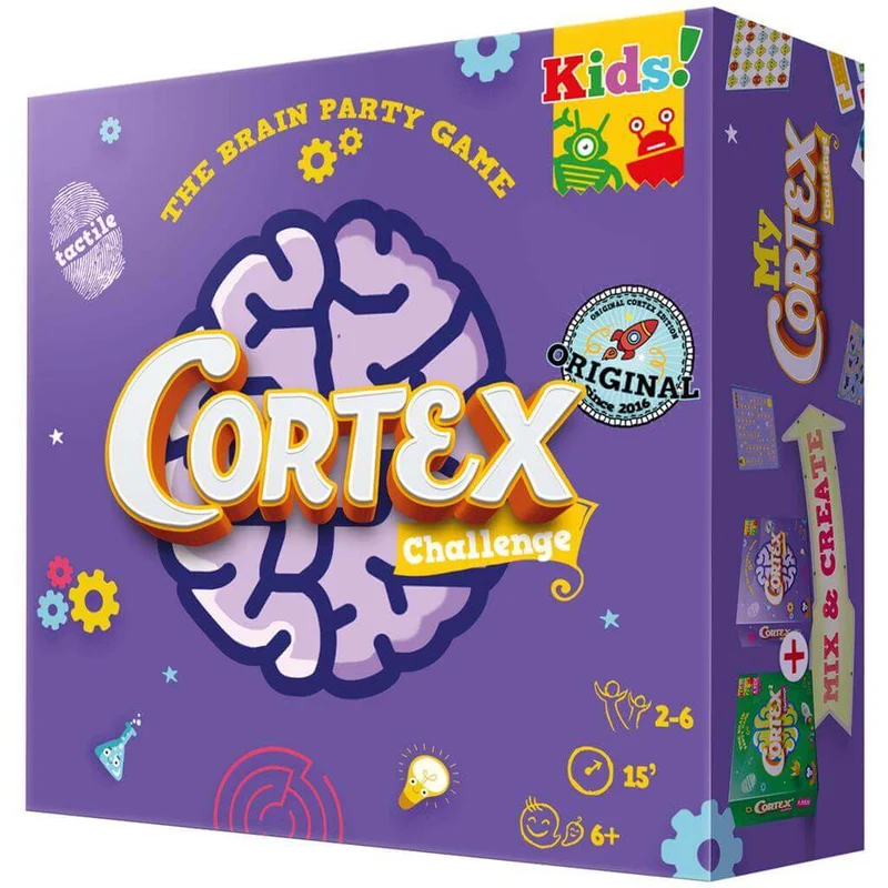 Cortex Kids - Juego de mesa - Zygomatic - 2-6 jugadores - 6+ años - 15 min