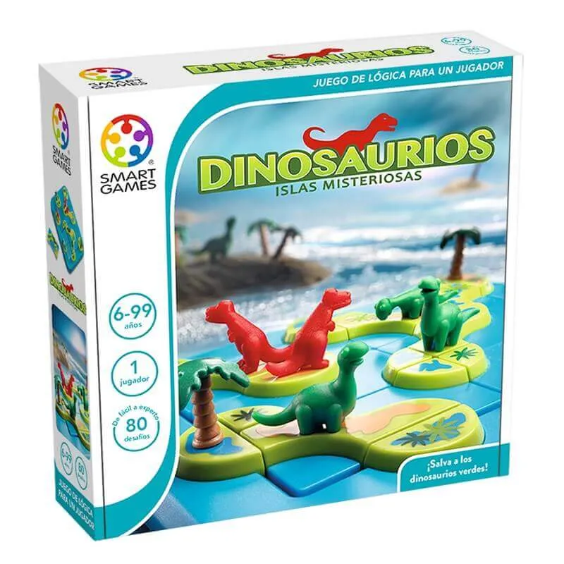 Dinosaurios : Islas Misteriosas - Juego de mesa - SmartGames - 1 jugador - 6+ años - 10 min